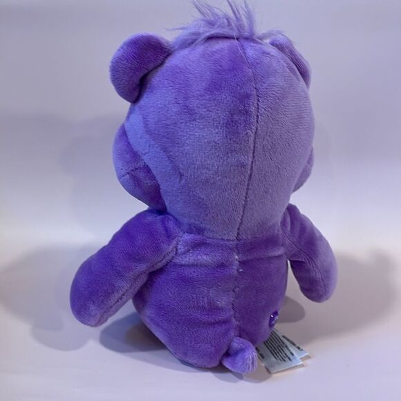 Care Bears Share Bear Purple Winking Excellent Used Condition 10” tall Soft - Picture 3 of 7